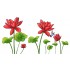 Sticker decorativ, Flore rosii, 150 cm, 396STK-2