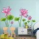 Sticker decorativ, Flore roz pal, 150 cm, 396STK-3