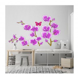 Sticker decorativ, Orhideie, 150 cm, 399STK-1