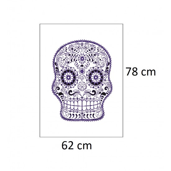 Sticker decorativ, Skull, 78 cm, 216STK-1