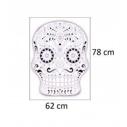 Sticker decorativ, Skull, 78 cm, 216STK-12