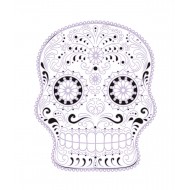 Sticker decorativ, Skull, 78 cm, 216STK-12