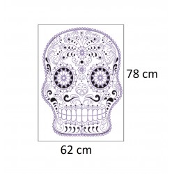 Sticker decorativ, Skull, 78 cm, 216STK-13