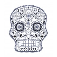 Sticker decorativ, Skull, 78 cm, 216STK-15