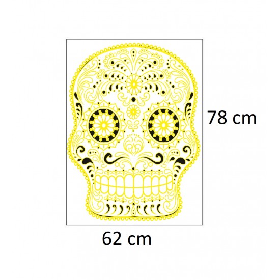 Sticker decorativ, Skull, 78 cm, 216STK-4