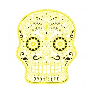 Sticker decorativ, Skull, 78 cm, 216STK-4