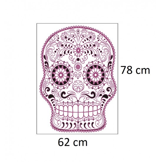 Sticker decorativ, Skull, 78 cm, 216STK-8