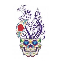 Sticker decorativ, Skull, 90 cm, 219STK-1