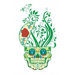 Sticker decorativ, Skull, 90 cm, 219STK-3