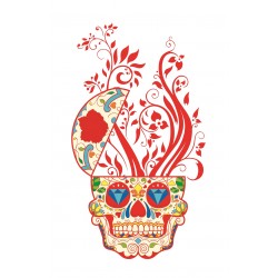 Sticker decorativ, Skull, 90 cm, 219STK-4
