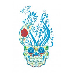 Sticker decorativ, Skull, 90 cm, 219STK-9