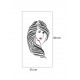Sticker decorativ, Woman, 80 cm, 215STK-2