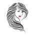 Sticker decorativ, Woman, 80 cm, 215STK-2