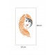 Sticker decorativ, Woman, 80 cm, 215STK-3