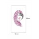Sticker decorativ, Woman, 80 cm, 215STK-4