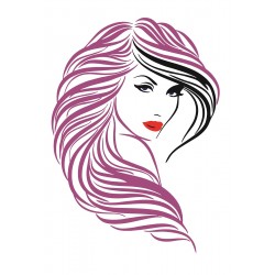 Sticker decorativ, Woman, 80 cm, 215STK-4