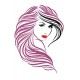 Sticker decorativ, Woman, 80 cm, 215STK-4