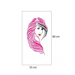 Sticker decorativ, Woman, 80 cm, 215STK-5