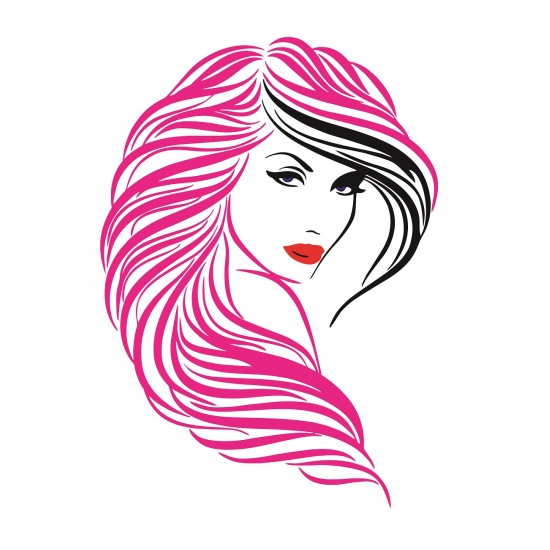 Sticker decorativ, Woman, 80 cm, 215STK-5