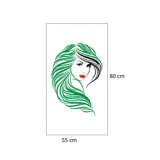 Sticker decorativ, Woman, 80 cm, 215STK-6