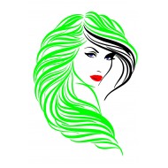 Sticker decorativ, Woman, 80 cm, 215STK-6