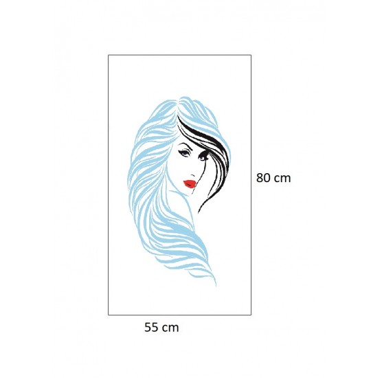 Sticker decorativ, Woman, 80 cm, 215STK-7