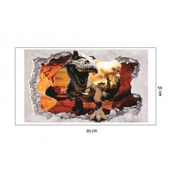 Sticker decorativ cu Dinozauri, 85 cm, 228STK Sticker decorativ cu Dinozauri, 85 cm, 228STK
