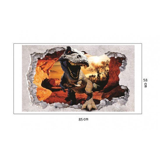 Sticker decorativ cu Dinozauri, 85 cm, 228STK Sticker decorativ cu Dinozauri, 85 cm, 228STK