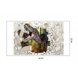 Sticker decorativ cu Dinozauri, 85 cm, 233STK