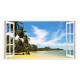 Sticker decorativ,  fereastra deschi saspre mare 90 cm, 62STK