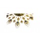 Ceas decorativ elegant, Coada de Paun, Silentios, 70 cm, 1803X Ceas decorativ elegant, Coada de Paun, Silentios, 70 cm, 1803X