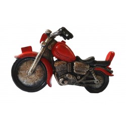 Ceas de masa, Motocicleta, Rosu, 22 cm, SD6185-8