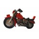 Ceas de masa, Motocicleta, Rosu, 22 cm, SD6185-8