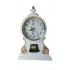 Ceas de masa cu pendul, Boem, Alb, 38 cm, 2770BB