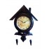 Ceas de perete cu pendul, Casuta, 40 cm, J1976-6
