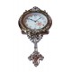 Ceas de perete cu pendul, Vintage cu trandafiri, 50 cm, 6753L1