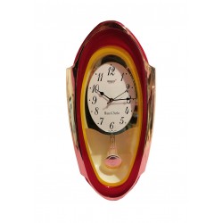 Ceas de perete cu pendul, cu melodie, 52 cm,  13351-1DX
