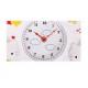 Ceas de perete cu pendul  in forma de Casuta pentru copii, Rosu, 30 cm, MHT620-1