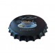 Ceas de perete in forma de capac de bere, Coffe latte, Metal, 40 cm,  540925X