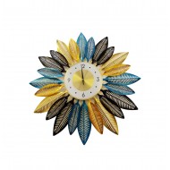 Ceas de perete in forma floare, Gerbera, Silentios, 70 cm,  H930445