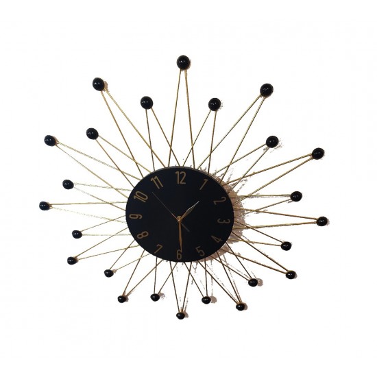 Ceas de perete silentios, Soare, 50 cm,  W5269