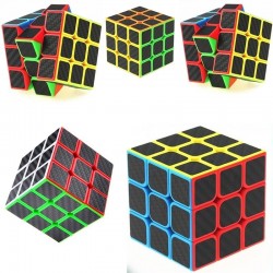 Cub Magic 3x3x3 - KungFu LongYua, Stickere Fibra De Carbon, 50CUB-1