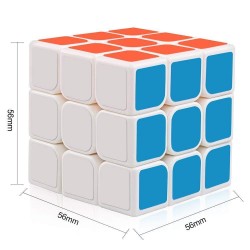 Cub Magic 3x3x3 QingHong Yumo Cube White, 195CUB-1
