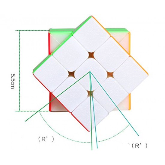 Cub Magic 3x3x3 ShengShou Magnetic Mr. M  stickerless, 140CUB-1