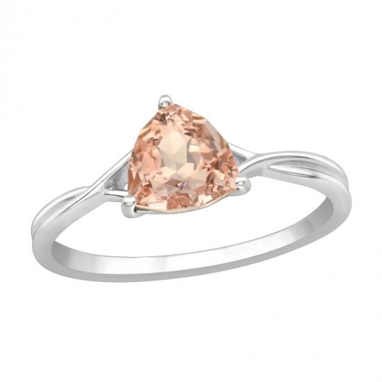 Inel argint, Para cu cristale Swarovski Rose, Marimea 57, A4S39502 Inel argint, Para cu cristale Swarovski Rose, Marimea 57, A4S39502