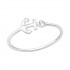 Inel argint,  Ancora cu cristale din Zirconiu White, Marimea 52, A4S39374-1