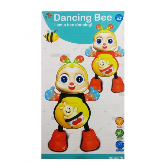 Jucarie interactiva,  Albinuta dansatoare, canta, lumineaza si danseaza