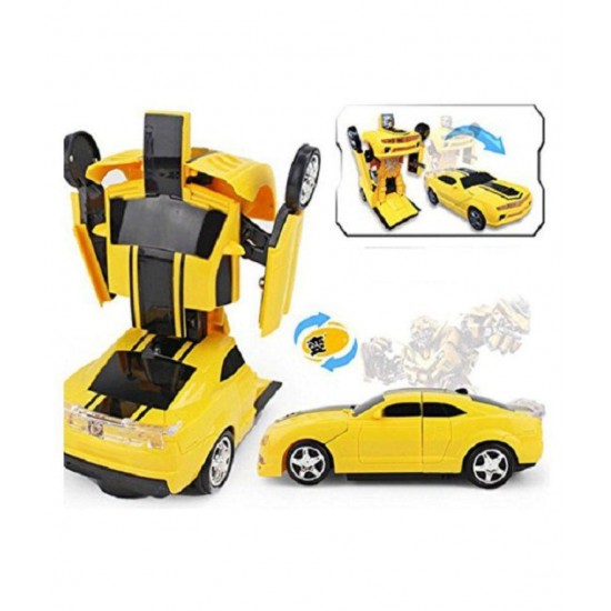 Masina transformer in robot 2 in 1, Canta si lumineaza, 1M