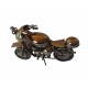 Motocicleta decorativa, Din metal, Negru, 17 cm, 356-3D
