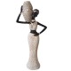 Ornament decorativ, Africana, Alb, 28 cm, XC222321 Ornament decorativ, Africana, Alb, 28 cm, XC222321